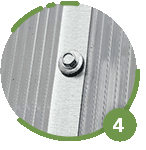 Крепление поликарбоната шпр, оцинкованная лента